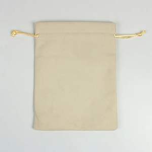 Sacs à cordon réutilisables 100% coton, écologiques, pour les achats en vrac, le rangement, l'emballage cadeau, l'organisation de voyage, pochettes en tissu naturel - Product Image 1