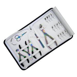 Kit de Herramientas para Extensiones de Cabello con Alicates para Extensiones de Clip, Cortador de Extensiones, Alicates para Crimpar y Remover Cuentas, Enhebrador de Lazos, Tijeras y Agujas - Product Image 6