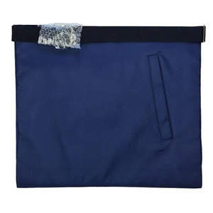 Tablier maçonnique personnalisé de haute qualité 32e degré Rite écossais velours noir avec techniques brodées fabriquées au Pakistan - Product Image 4