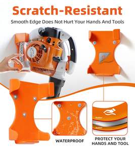 ที่แขวนเครื่องเป่าใบไม้1แพ็คอัพเกรดชั้นวางเครื่องเป่าลมมือถือสำหรับผนังโรงรถที่จับเครื่องเป่าใบไม้สำหรับ BG-56 <span class=keywords><strong>Stihl</strong></span> BG-<span class=keywords><strong>66</strong></span> BG-86 - Product Image 4