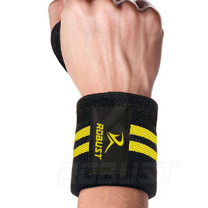 Bandes de poignet en néoprène avec logo personnalisé pour l'entraînement en salle de sport, la musculation, durables, confortables, résistantes à l'usure, de haute qualité - Product Image 5