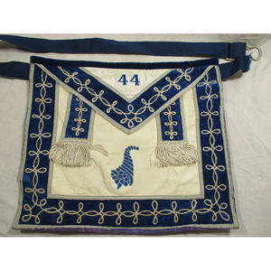 Masonic Regalia delantales masónicos bordados a mano de diseño de alta calidad | Venta al por mayor OEM servicio transpirable hombres Regalia delantal masónico - Product Image 6