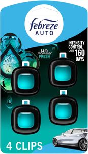 Ambientador para Auto Febreze, Clip para Ventilación de Auto que Elimina Olores, Accesorios Aromatizados para Auto, Aroma Unstopables Fresh, 07 fl oz, 4 Unidades - Product Image 2