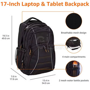 Mochila Deportiva de Viaje para Adultos, Diseño Personalizado con Logotipo, Cierre de Cremallera, Ecológica, Ligera, de Algodón, para Exteriores - Product Image 6