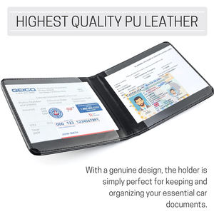 Soporte para registro y seguro <span class=keywords><strong>de</strong></span> coche, soporte para documentos, guantera para vehículo, organizador, billetera para camión, modelo <span class=keywords><strong>de</strong></span> coche, SUV, motocicleta - Product Image 4