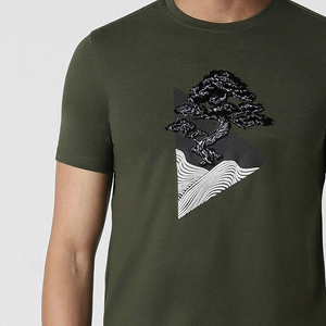 2025 Camiseta de verano de manga corta de algodón 100% Premium para hombre, Impresión de logotipo personalizado, diseño de moda de alta calidad - Product Image 5