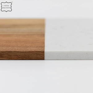 Tabla de cortar de mármol y madera de acacia con logotipo personalizado, tabla de queso personalizada con embalaje en caja - Product Image 3
