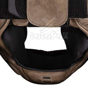 Protector de Cabeza de Cuero Premium para Hombre, Ecológico, Transpirable, Talla Personalizada, Ropa de Boxeo MMA en Venta - Product Image 6