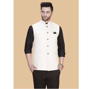 Best quality <b>Mens</b> Beige Color Waistcoat for Wedding Party Reception <b>Festive</b> Functions and Groom <b>Wear</b> Available for Sale - Product Image 1