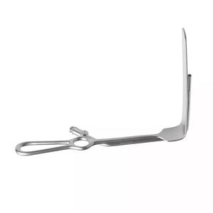 <b>Surgical</b> Instruments Best Quality Kocher Retractor With Fibrelight Wide <b>Blade</b> 245mm Abdominal Intestinal Retractors - Product Image 3