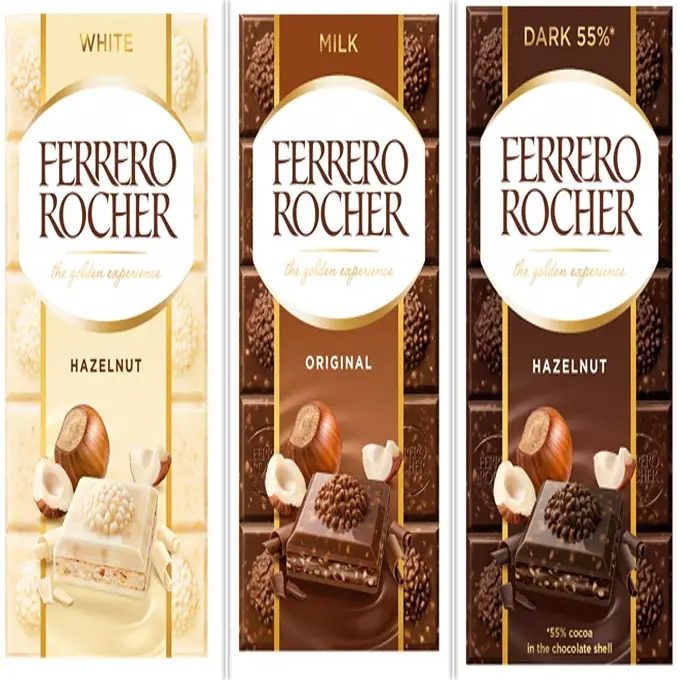 Boules de chocolat Ferrero à bas prix 350g/paquets de 750g/barres de chocolat Ferrero