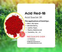 ACID RED 18 SCARLET 3R (CAS 2611-82-7) RED SUN DYE CHEM Fabricants et exportateurs de colorants et de pigments en Inde