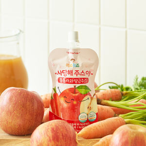 Jus de pomme pulpy Yeskids NFC 100 ml x 20 unités Jus frais naturel pour enfants - Product Image 3