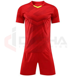 Venta al por mayor de conjuntos de camisetas de fútbol de diseño personalizado sublimación de impresión uniformes de fútbol - Product Image 1