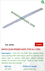 <b>Watch</b> <b>Case</b> Opener Knife Type All Steel GS 2006 for Jewelry Tools-Jewellery Tools - Product Image 2