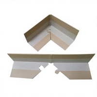Échantillons Gratuits – Protection d'Angle en Carton Kraft Ondulé Brun Rigide en Forme de V, Recyclable et Étanche pour Chargement de Camions