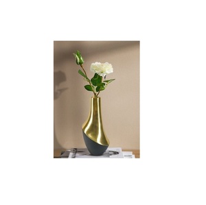Macetas hechas a mano de aluminio sólido florero artificial mesita de noche decoraciones de exhibición florero de Metal maceta - Product Image 4