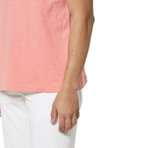 Streetwear surdimensionné à la mode hommes t-shirts Style Hip Hop t-shirts en coton à manches courtes avec broderie et étiquette personnalisées - Product Image 6