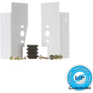 WE25X10028 Compatible GEFLSTACK Stacking Kit Plastic Front Load Washer/Dryer <b>Stand</b> for GE <b>Laundry</b> 27 Inches - Product Image 2