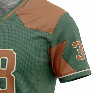 Camiseta de Fútbol Americano para Todas las Temporadas, Tejido Transpirable, Diseño Ligero, Ajuste Cómodo, Ideal para Entrenamientos y Partidos - Product Image 5