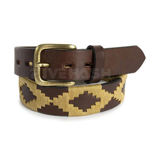 Ceinture Polo en Cuir Véritable à Prix Bas, Vente en Gros, Ceinture Polo en Cuir de Vache du Pakistan pour Hommes - Product Image 6