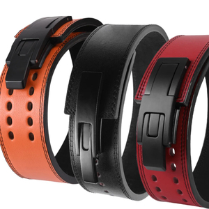 เข็มขัดหนังวัวสำหรับเล่นกีฬาสุดหรูหนา10มม. กว้าง4นิ้วสำหรับโรงยิมยกน้ำหนักและฟิตเนส - Product Image 4