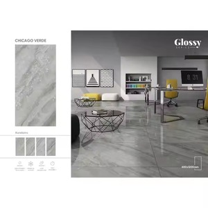Casa Gris Brillante Dorado Foshan Cerámica Vitrificada Carara Mármol Azulejos de Suelo y Pared 600x1200mm Uso Interior - Product Image 6