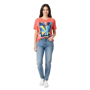 Camisetas para Mujer, Estilo Casual, Manga Corta, Tela de Algodón Ligera, Ajuste Cómodo, Diseño Relajado, Perfectas para el Día a Día - Product Image 4