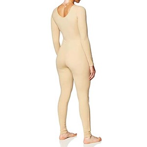 บอดี้สูทสำหรับผู้หญิงสวมใส่สบายผ้าคอตตอนเนื้อนุ่มป้องกันการหดตัวชุดบอดี้สูทสำหรับผู้หญิงทนทานสูง - Product Image 4