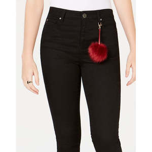 Jeans Skinny a Vita Alta per Ragazze Tinseltown, Pantaloni in Denim Nero Traspirante, Design Semplice a Zampa, Taglia XL, Pantaloni Sexy a Vita Alta - Product Image 3