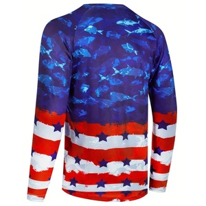 Chemises de compression pour hommes de haute qualité, sur mesure, longues, rash guard, vêtements de sport de fitness, tissu sublimé MMA, nouvelle arrivée, respirant - Product Image 2