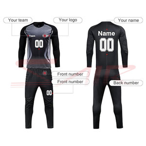 Vente en gros Ensembles d'uniformes de gardien de but de meilleure qualité Conception personnalisée Impression par sublimation Kits d'uniformes de gardien de but de football - Product Image 2