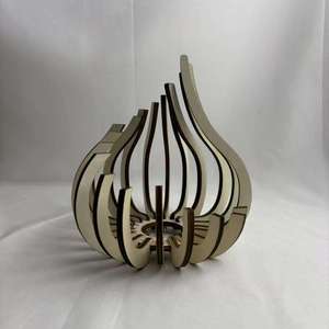 Candelabro Romántico de Madera Hecho a Mano para Decoración del Hogar para Pascua, Navidad y Cumpleaños - Product Image 2