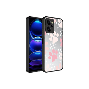 Étui de téléphone de luxe Poco X5 Pro, coque en silicone antichoc, motif cœur miroir, électroplaqué, offre protection de l'appareil photo, compatible Poco X4 Pro 5G - Product Image 2