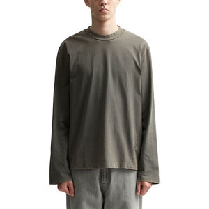 Sweat col rond pour hommes Fabrication de vêtements 100% coton à manches longues Lavage à l'acide Streetwear Blank Plain Sweatshirt pour hommes - Product Image 6