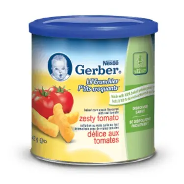 GERBER céréales de blé biologique et gruau de grain entier avec banane aliments pour bébés céréales de 6 mois et plus 208 g 6 paquets-l'emballage peut varier