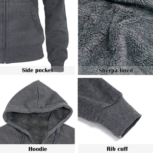 Chándales de colección de Invierno para mujer, chándales de manga larga cálidos de talla grande con logotipo femenino, chándales Unisex personalizados de terciopelo liso - Product Image 4