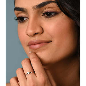 Anillos de Plata de Ley 925 de Primera Calidad para Mujer, Chapados en Rodio con Circonita, Joyería de Boda para Hombre - Product Image 3