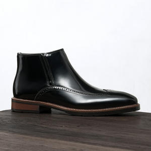 รองเท้าหนังกลับนิ่มแบบ Brogue ขอบเจาะรู พื้นรองเท้าน้ำหนักเบา รองเท้าลำลองสำหรับผู้ชาย รองเท้าแฟชั่น - Product Image 2