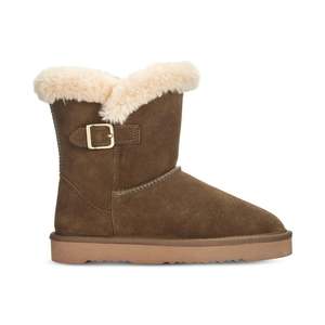 Style & Co Women's Tiny 2 Autumn Fashion Chelsea Boots Square Toe Winter <b>Booties</b> with Zip Closure Med Brown Size 5 M - Product Image 1