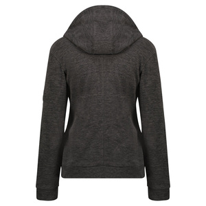 Classical Sportswear Zipper Heavyweight Polar Fleece Jacket Soft Adjustable Hooded Breathable Warm Urban Style Jacket - Product Image 2