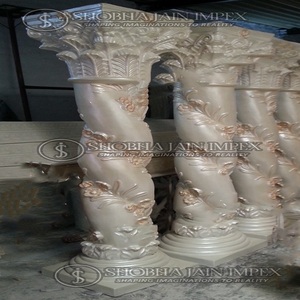 Pilier de mariage floral blanc pour décor - Product Image 1