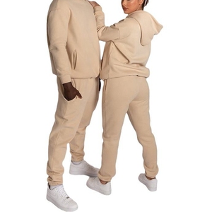 Vente en gros : Créez votre propre ensemble de sweat-shirt à capuche et pantalon de jogging en polyester/coton doublé de polaire à séchage rapide pour homme - Product Image 3