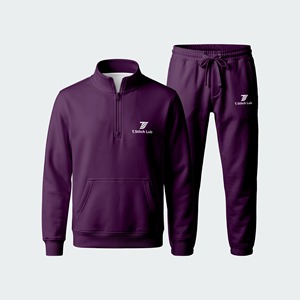 Nuevo Conjunto Deportivo Ligero y Transpirable para Hombre con Cierre de Cremallera de un Cuarto, Cordón Ajustable, Estilo Casual y Urbano - Product Image 6