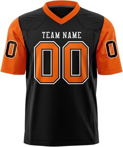 Camisetas de fútbol americano de calidad superior, diseños personalizables, duraderos, estirables, al por mayor, uniformes deportivos cortos, sublimación - Product Image 4