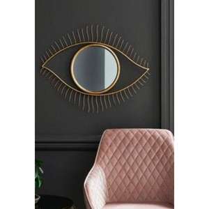 Metal Leaf Frame Wall <b>Mirror</b> Easy Mounted Elegant <b>Mirror</b> Home Bedroom Living Room Decorative Accent <b>Mirror</b> In Good Deals - Product Image 3