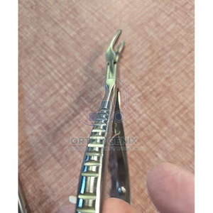 Pinza para cortar huesos Manual de acero satinado para cirugía ortopédica y procedimientos de corte de huesos - Product Image 6