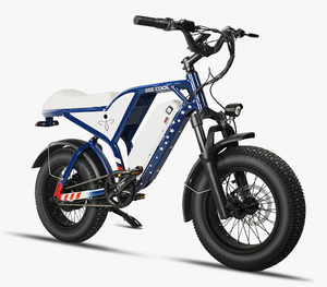 Aimos Youth <span class=keywords><strong>Fat</strong></span> Tire Vélo électrique de qualité supérieure, vélo électrique de 20 pouces de style <span class=keywords><strong>Super73</strong></span> pour enfants et adolescents, 250W/1000W avec Shimano 7 vitesses - Product Image 1