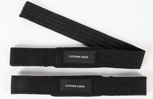 Correas de Muñeca Unisex Negras de Neopreno, Algodón y Poliéster para Levantamiento de Pesas/Fitness en el Gimnasio - Product Image 3