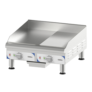 Grill et plancha électriques Rigato de grande taille à surface lisse - Product Image 1